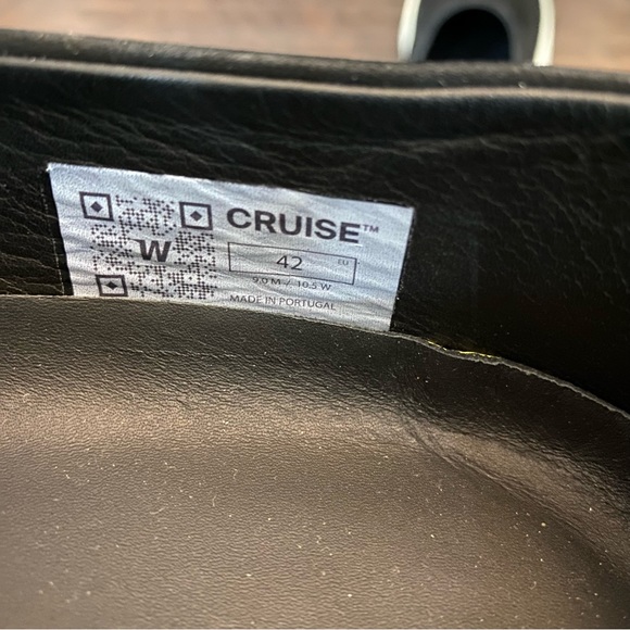 Wolf & Shepherd Cruise Men's Slip On Black & White Shoe Size 42 US 9 - Picture 7 of 9